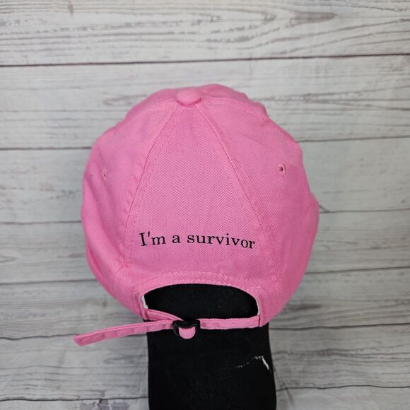 Breast Cancer Awareness Hat Pink Susan G. Komen Race For The Cure Running Hat - Picture 3 of 6